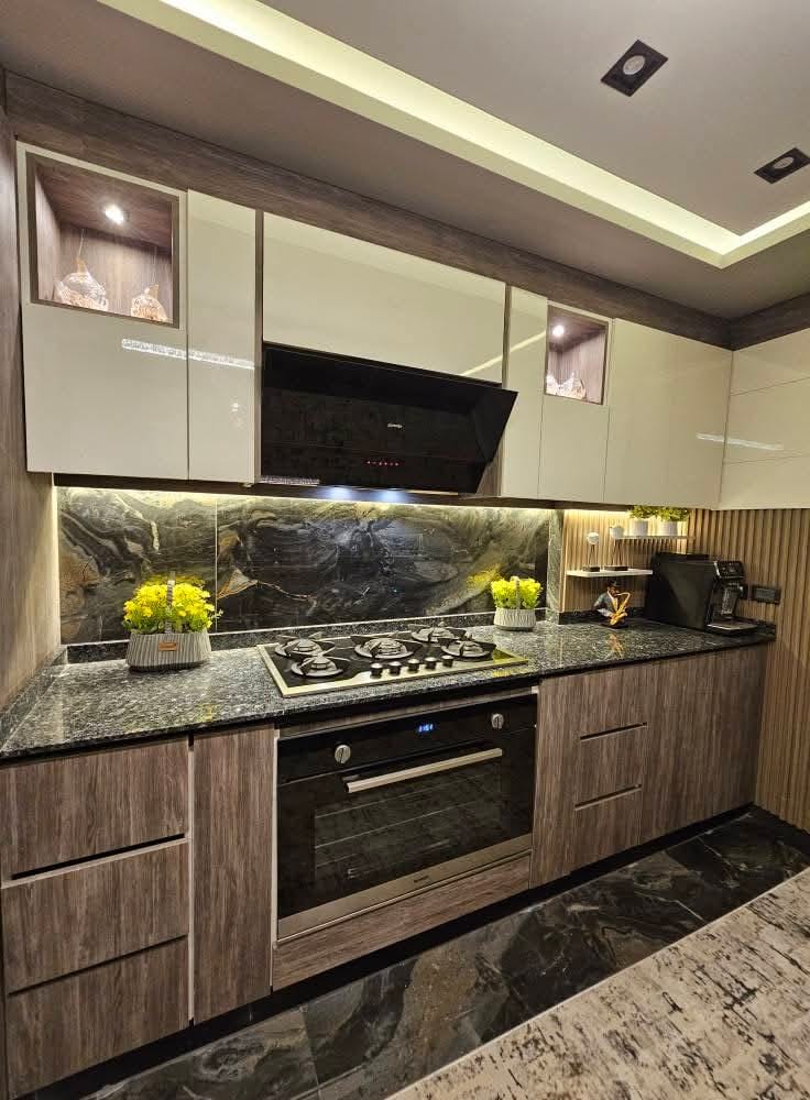 Kitchen and Dining Archway in Kalyan